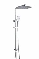 Душевая система с тропическим душем (без смесителя) Vieir V25002 хром