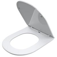 Сиденье для унитаза Grossman GR-5604SQ белое, тонкое с крепежом