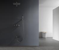 Встраиваемая душевая система 3-я функциями Ganzer GZ01165-Q графит