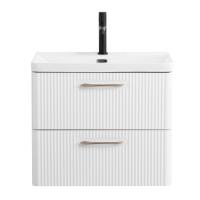 Тумба под раковину подвесная BelBagno DUE-600-2C-SO-BL-P