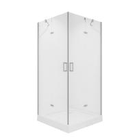 Душевой уголок Niagara Nova NG-6613-08 (90х90х195) квадрат, хром, двери распашные, стекло прозрачное, 1 место