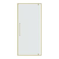 Дверь в нишу Niagara Nova NG-45-9ASG (90х195) распашная, золото сатин, стекло прозрачное, 1 место