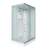 Душевая кабина Niagara Classic NG-43085-14QG (100х80х215) низкий поддон(13см),стекло матовое,3 места