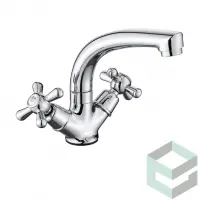 Смеситель для умывальника и раковины из латуни Vieir V120112 хром