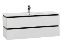 Тумба под раковину Cezares Plane-1200-2C-SO-BL, 120 см, подвесная, Bianco Lucido