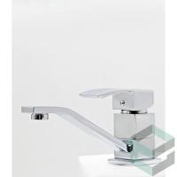 Смеситель для раковины и умывальника из латуни с поворотным изливом Ganzer GZ25013 хром