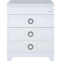 Тумба с раковиной Misty Лейла 70 УТ000011403 Белая