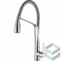 Смеситель для кухни Ganzer однорычажный с гибким изливом GZ16028 хром