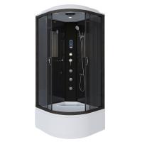 Душевая кабина Niagara Classic NG-6508-14F (90х90х215) высокий поддон(40см),черный,стекло тонированное,4 места