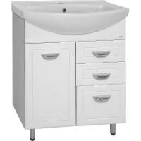 Тумба с раковиной Misty Дрея 65 СО000000134 с бельевой корзиной