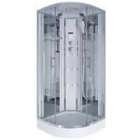 Душевая кабина Niagara Ultra NG-701-01 (90х90х220) низкий поддон(16см),стекло прозрачное с рисунком,4 места