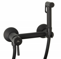 Смеситель для биде с гигиеническим душем Ganzer GZ12202-C Set черный