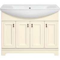 Тумба с раковиной Misty Лувр 105 УТ000005246 Слоновая кость