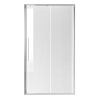 Дверь в нишу Niagara Nova NG-64-11A (110х195) хром, стекло прозрачное, дверь раздвижная, 1 место