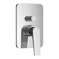 BADEN-F-VDIM-01 Встраиваемый однорычажный смеситель для душа с переключателем, хром