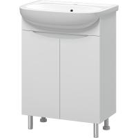 Тумба с раковиной Misty Смайл 60 УТ000013112 Белая