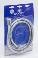 Шланг для выдвижной лейки 200см 1/2 - 3/8 ВР Ganzer GZ80200, хром