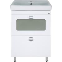 Тумба с раковиной Misty Урал 60 УТ000011727 Белая