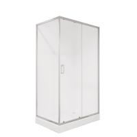Душевой уголок Niagara Nova NG-6612-08 (120х80х195) прямоугольник, хром, дверь раздвижная, стекло прозрачное, 1 место