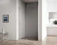 Душевая дверь в нишу Cezares STREAM-BF-1-120-C-Cr, 120 см, стекло прозрачное, цвет профиля хром