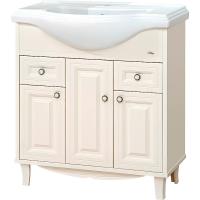 Тумба с раковиной Misty Шармель 80 УТ000001877 Бежевая