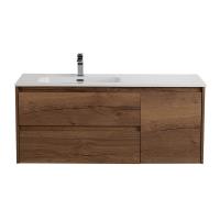 Тумба под раковину подвесная BelBagno KRAFT-1200-2C-1A-SO-RT-L Rovere Tabacco