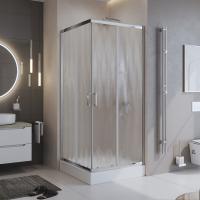 Душевой уголок BelBagno UNO-195-A-2-100-CH-CR 100x100, хром