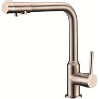 Смеситель KAISER Teka кухня Ø35, однорукий, боковой под фильтр (Серебро)