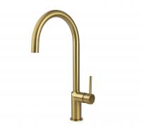 Смеситель KAISER Vita для кухни Ø25, , гайка /Латунь/Шлифованное золото