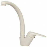 Смеситель KAISER County  кухня Ø40 боковой (бежевый мрамор-328)