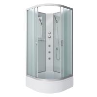 Душевая кабина Niagara Classic NG-3301-14BKG (90х90х200) средний поддон(26см),стекло матовое,4 места