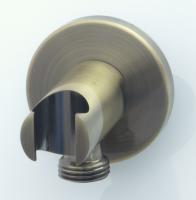 Держатель для душа из латуни со шланговым подсоединением Ganzer GZ012-D цвет бронза