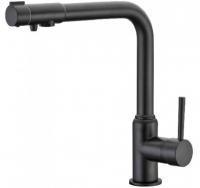 Смеситель KAISER Teka кухня Ø35, однорукий, боковый под фильтр (Черный)