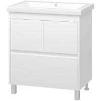 Тумба с раковиной Misty Алиса 75 УТ000011237 Белая