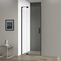 Душевая дверь Cezares Slider, 90-100 см, стекло прозрачное, профиль черный матовый, SLIDER-B-1-90/100-C-NERO