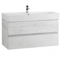 Тумба под раковину Cezares Molveno 46-80-2C-SO-LB, 80 см, подвесная, legno bianco