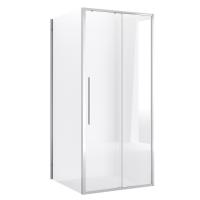 Душевой уголок Niagara Nova NG-64-9A-A80-34 (90х80х195) прямоугольник, хром, дверь раздвижная, стекло прозрачное, 2 места