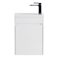 Тумба под раковину подвесная BelBagno PIETRA MINI-400-1A-SO-BL-L Bianco Lucido