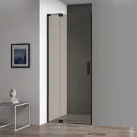 Душевая дверь Cezares Slider, 90-100 см, стекло тонированное бронза, профиль черный матовый, SLIDER-B-1-90/100-BR-NERO