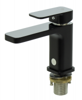 Смеситель для умывальника из латуни цвет черный GZ12014-C от бренда Ganzer
